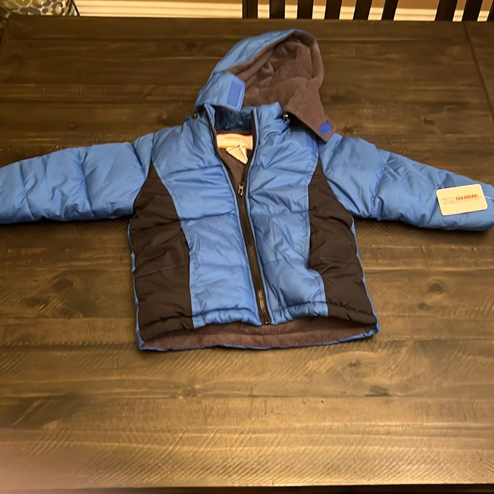 Operation Warm Puffer Winter Jacket Size 3 Blue